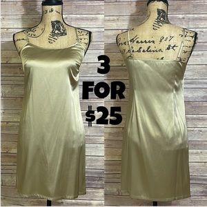 Champagne Sleeveless Slip Dress